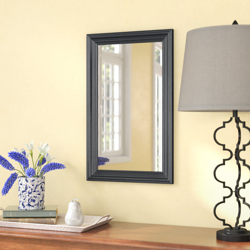 Three Posts Traditional Rectangle Wall Mirror & Reviews Wayfair
